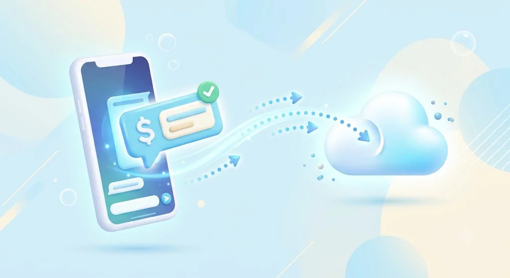 Automated OTP SMS forwarding from home SIM device to overseas messenger
